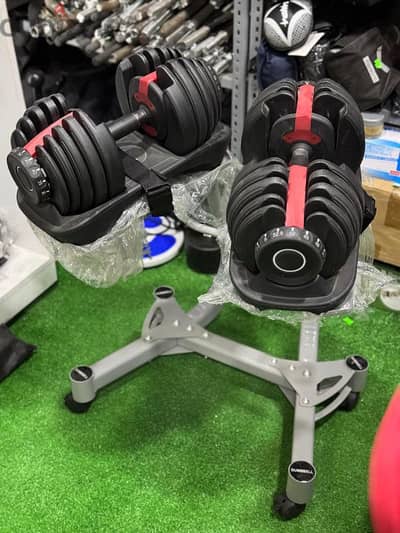 Dumbbells adjustable with Stand 03027072 GEO SPORT EQUIPMENT