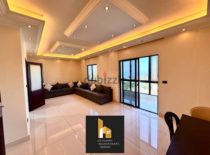 Apartment for sale in Fatqa125m2 Sea View 99,000$cash/شقة في فتقا 0