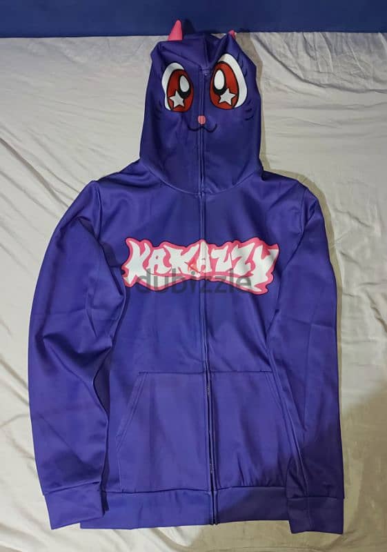 kakazy xxl purple demon zipup brand new 0