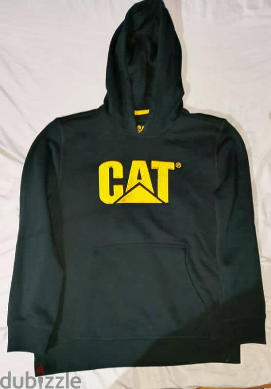 CAT caterpillar hoodie never worn brand new black 0