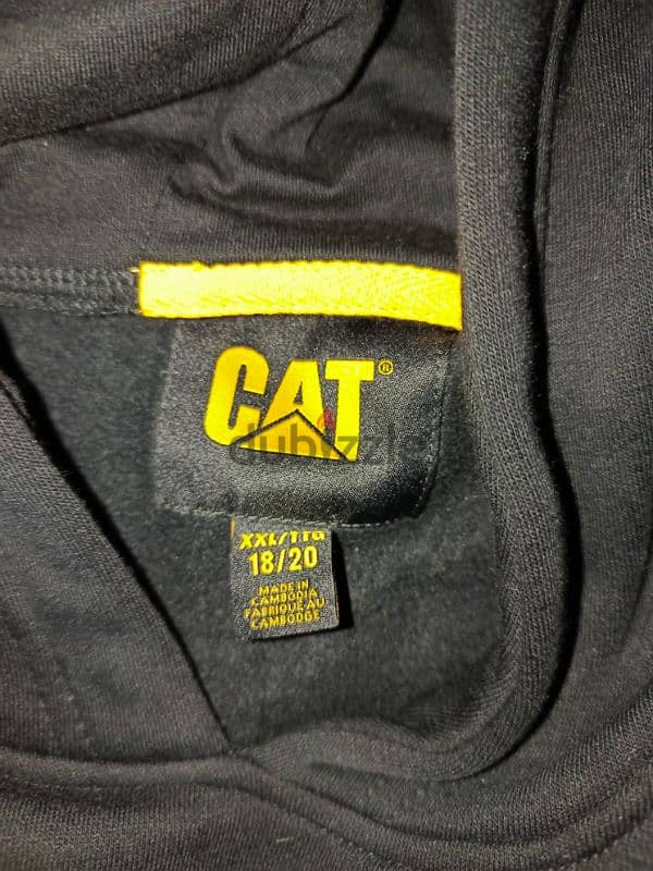 CAT caterpillar hoodie never worn brand new black 1