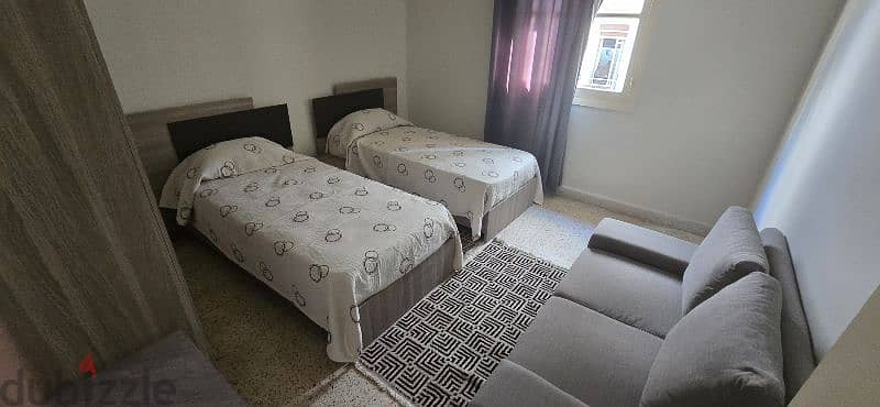 zouk mikayel new furnished 2 bed 1 wc كل شهر بشهرو الاجار 0