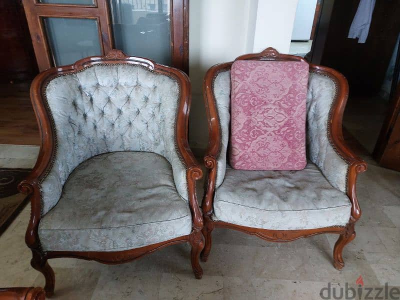 Vintage Antique Sofa Set 1