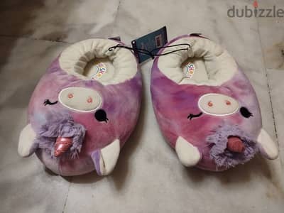 Plush slippers