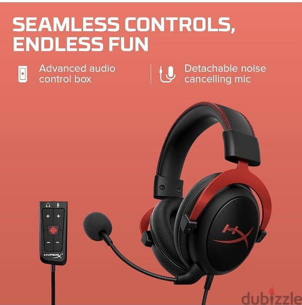 HyperX Cloud II - Gaming Headset, 7.1 Surround Sound/3$delivery 7