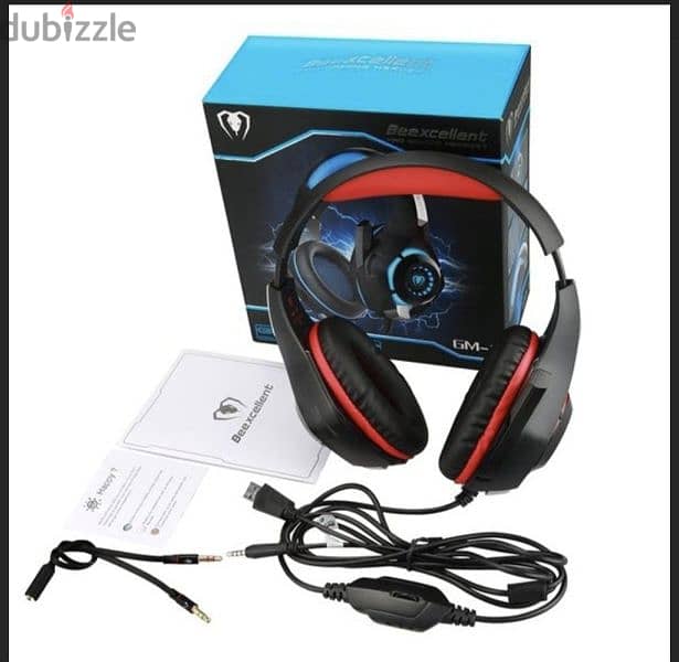 BEEXCELLENT GM1 WIRED 3.5MM OVER-EAR PRO GAMING HEADSEt 1