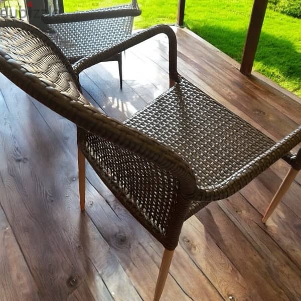 2 Premium Outdoor Khayzaran Handmade Chairs ($75 FOR BOTH) 1