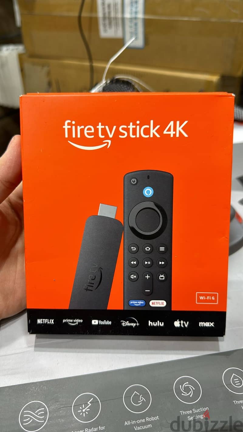 Amazon fire tv stick 4k (2nd gen) with alexa voice remote (3rd gen) w 0