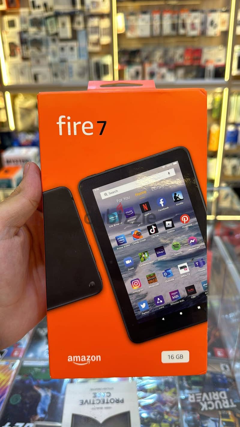 Amazon Fire 7 12th gen 16gb original & new price 0