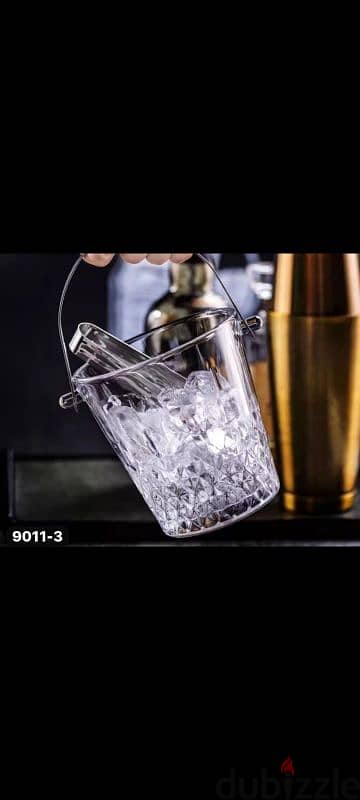 glass ice bucket