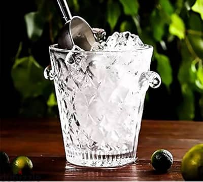 glass ice bucket