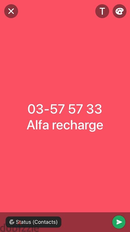 alfa recharge 0