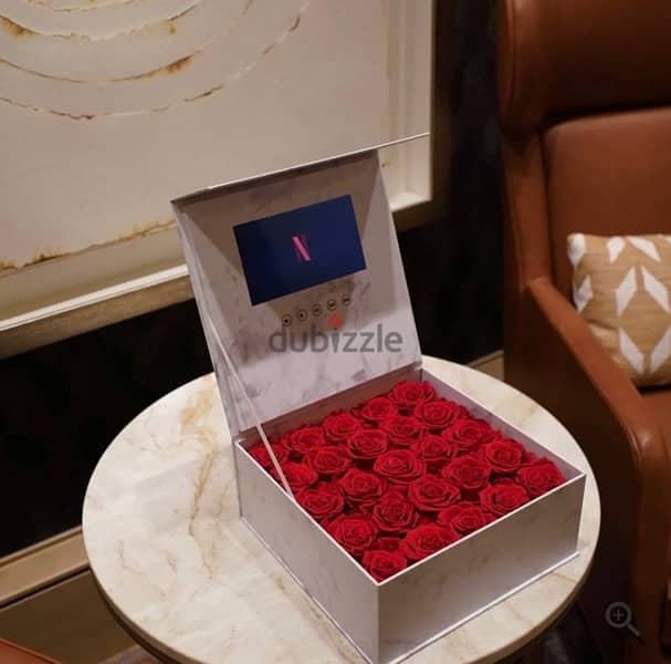 Valentine Marble Gift Box with LCD Screen 1