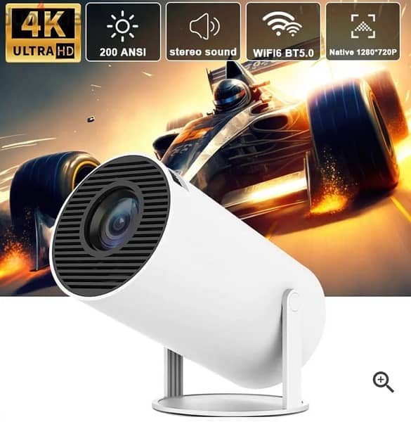 4K Mini Projector HY300 0