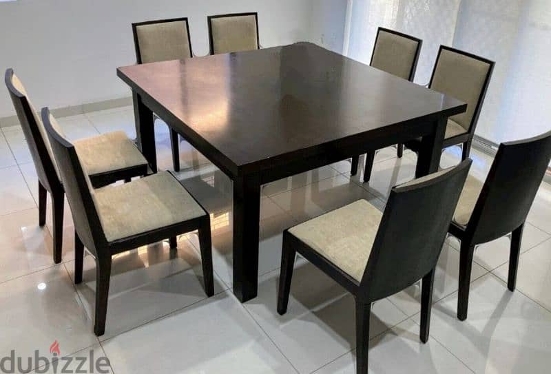 Solid wood, 8 seater , dining table 0