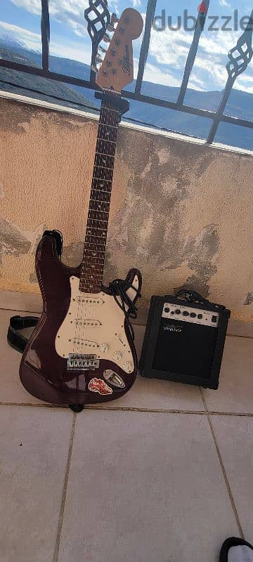 Electric guitar +amp 0