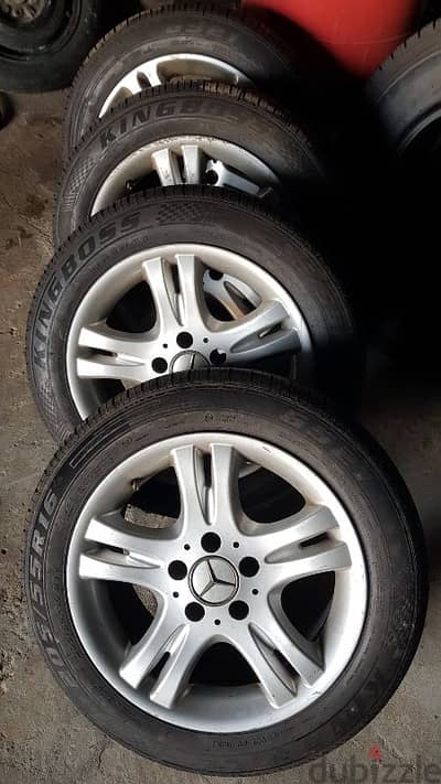 Mercedes 4 Rims & 4 New Tires