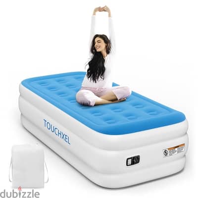 TOUCHXEL Inflatable Bed for One Person 196 x 97 x 47 cm