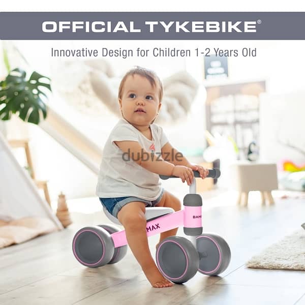 BAMMAX TykeBike Ride On Toy | Baby Balance Bike for Toddlers 1-2 Years 3