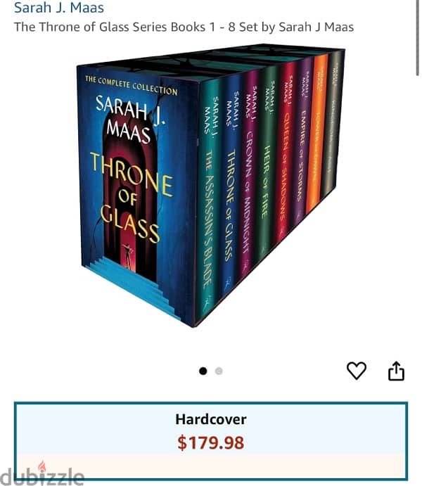 Throne of Glass boxed set - hardcover books 0