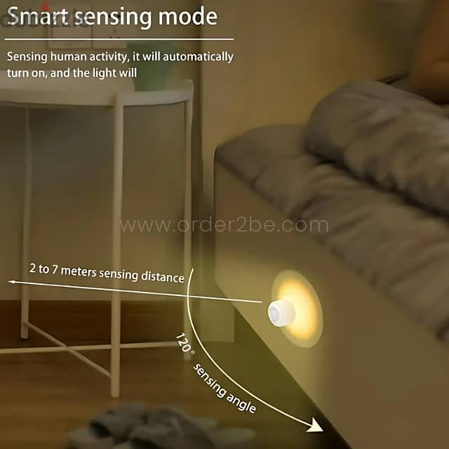 Motion Sensor Wall Lamp LED Night Light for Closet, Stairs & Halls 1