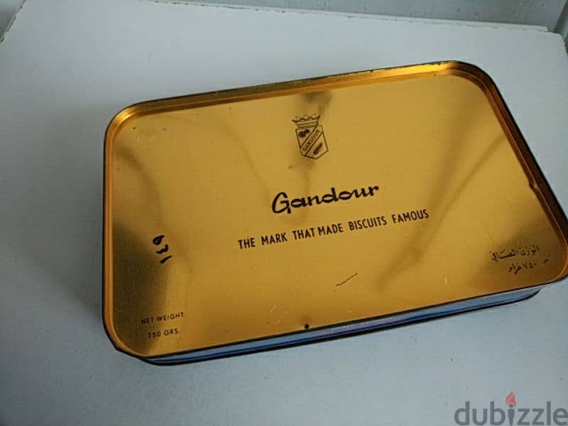 Vintage Gandour tin box - Not Netogiable 2