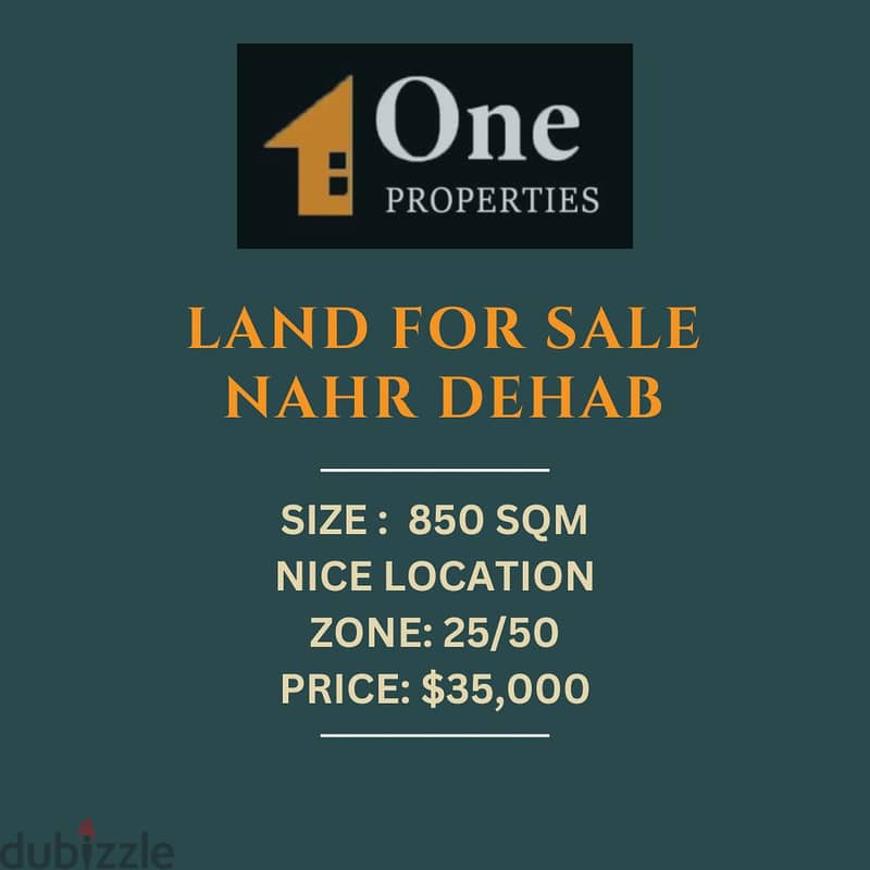 LAND FOR SALE IN NAHR DEHAB 0