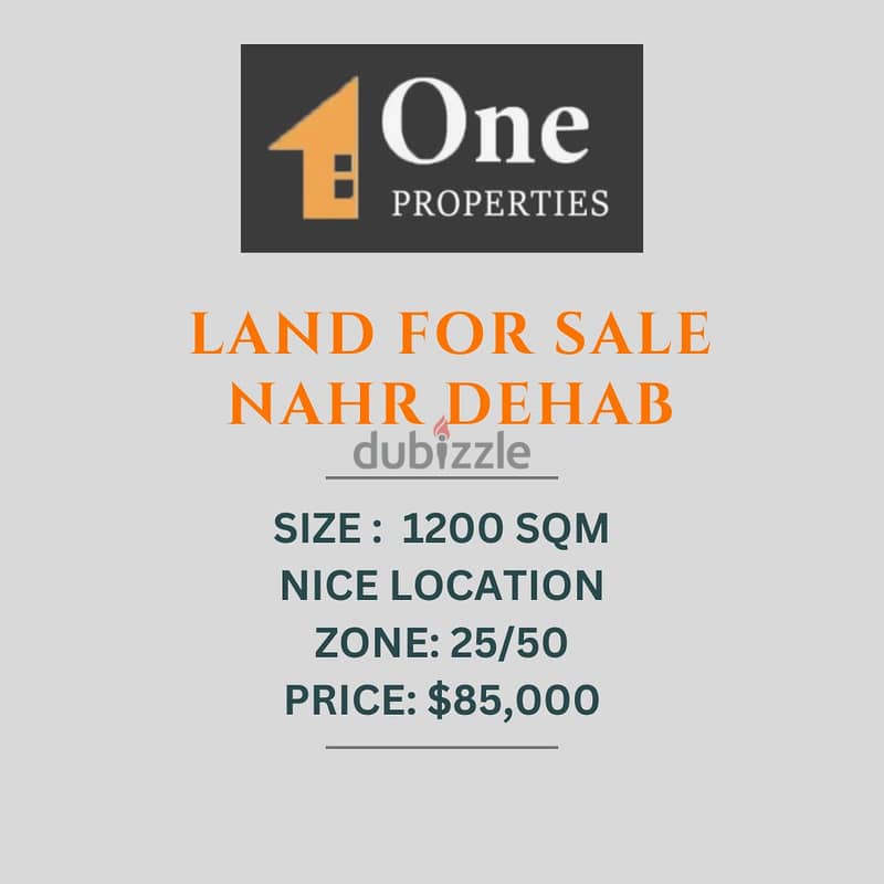 LAND FOR SALE IN NAHR DEHAB 0