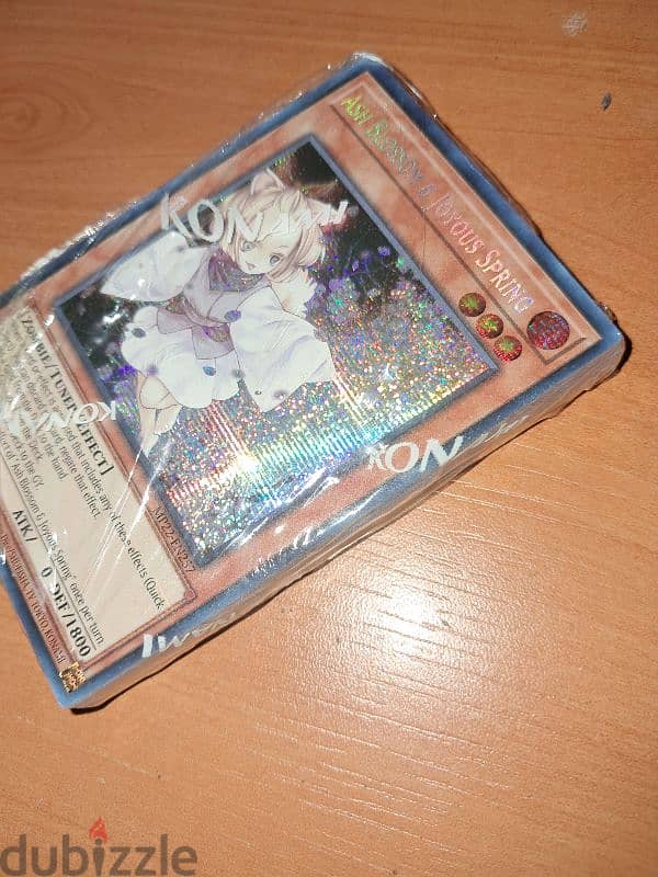 مجموعة ورق يوغي أصلية مختومة فيها secret rare 0