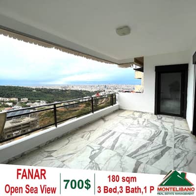 180 sqm Apartment for rent in Fanar with open Sea view