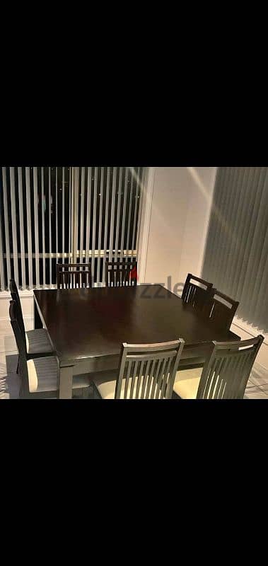 Square dinning table and chairs