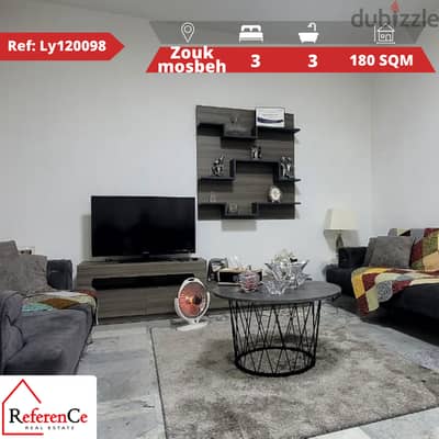 Furnished apartment in zouk mosbeh شقة مفروشة في زوق مصبح