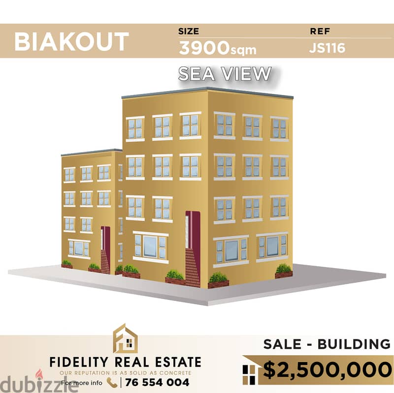 Building for sale in Biakout JS116 بناية للبيع ببياقوت 0