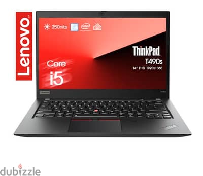 Lenovo T490s i5 8th, 8gb ram, 256gb ssd, 14 inch Full HD