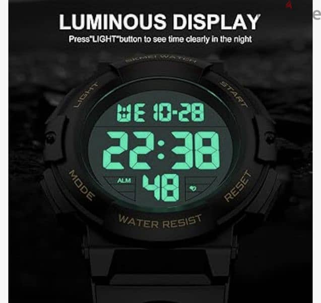 SKMEI  Digital Display Waterproof Quartz Sport Watch /3$ delivery 6