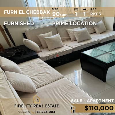 Apartment for sale in Furn el chebbak FURNISHED  RKF3