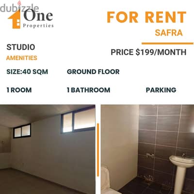 STUDIO FOR RENT IN SAFRA