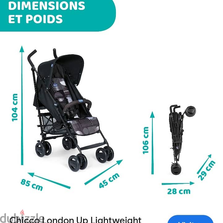 Chicco london stroller free delivery poussette 0