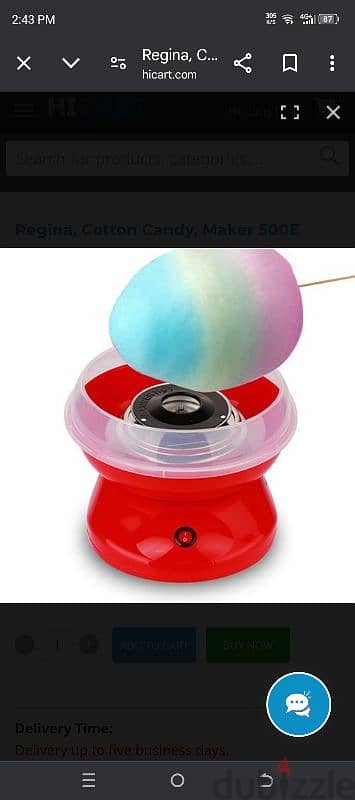 A cotton candy maker like new!