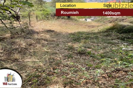 Roumieh 1400m2 | Land | Residential | Calm Area | Greenery | TS |