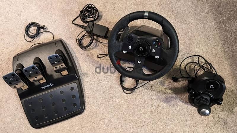 Steering wheel for PC and Xbox: Logitech g920 + shifter 0