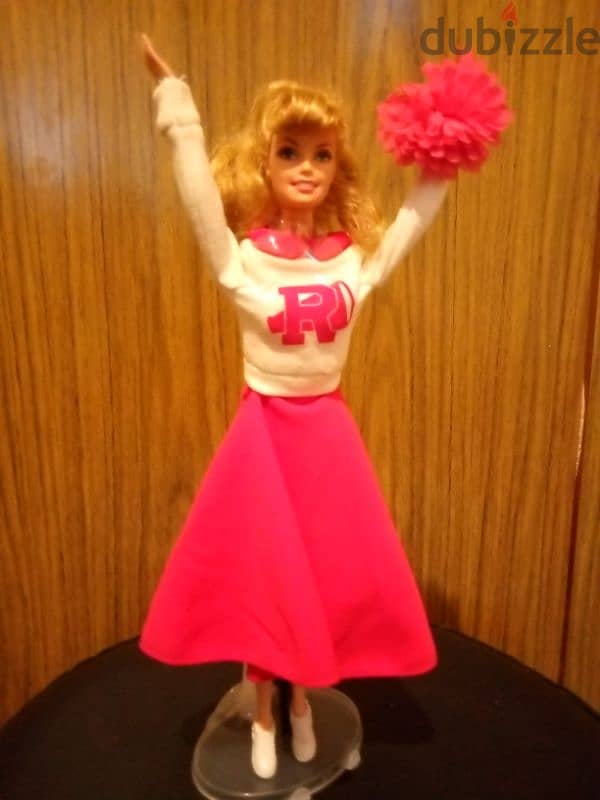 GREASE BARBIE LIMITED EDITION As Movie Actress Mattel Great doll+STAND 9