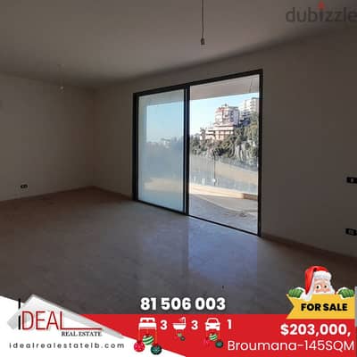 145 sqm Apartment for sale in kennabet Broummanna  REF#RN14005