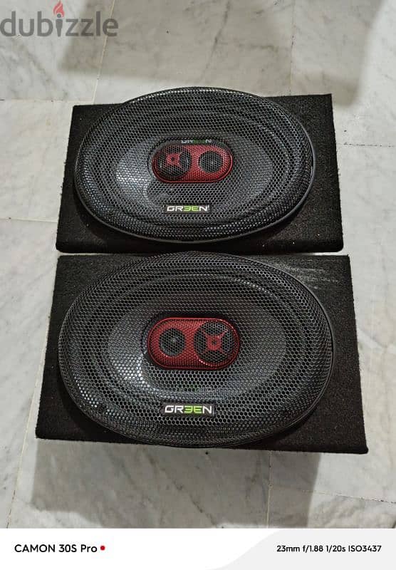 green audio 400 watt مع صناديق اصلية 0