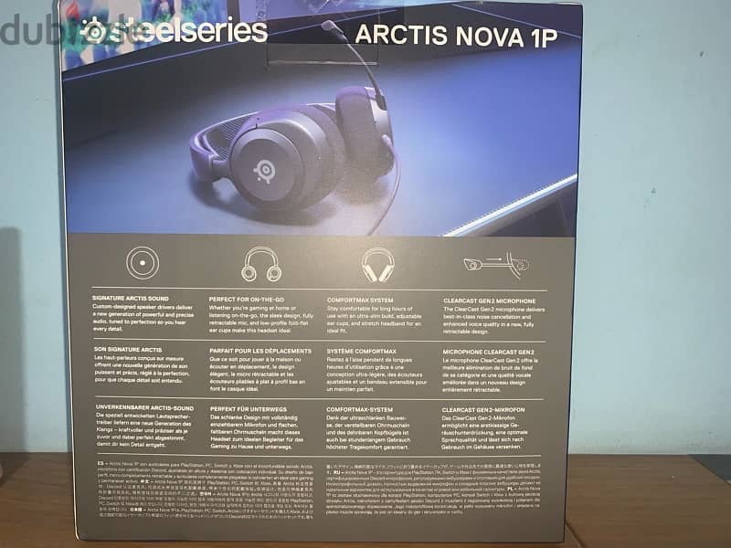 SteelSeries Arctis Nova 1P Multi-System Gaming Headset 1