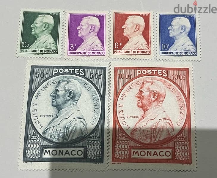 stamps France Monaco 0