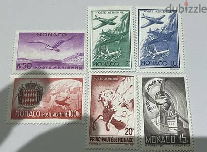 Stamps France Monaco