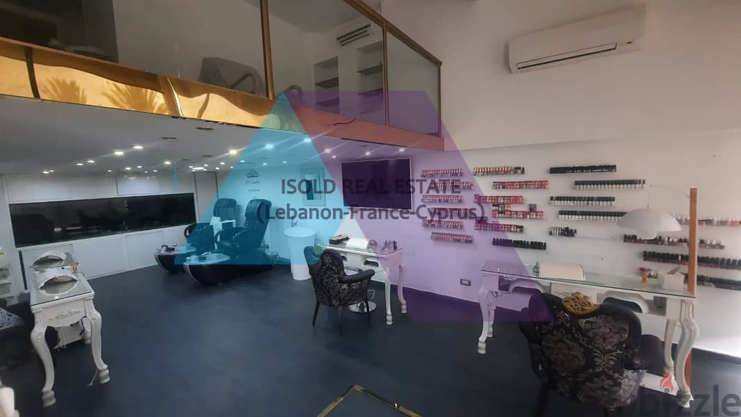 Equipped & Decorated Salon/Spa for rent in Kaslik - صالون للإيجار 0