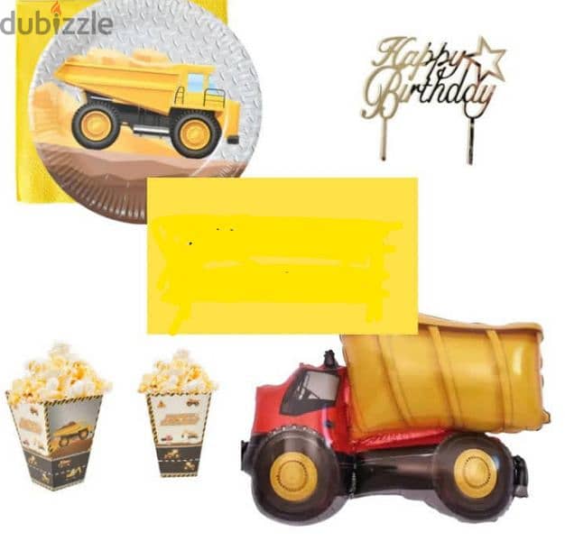 truck birthday theme 0