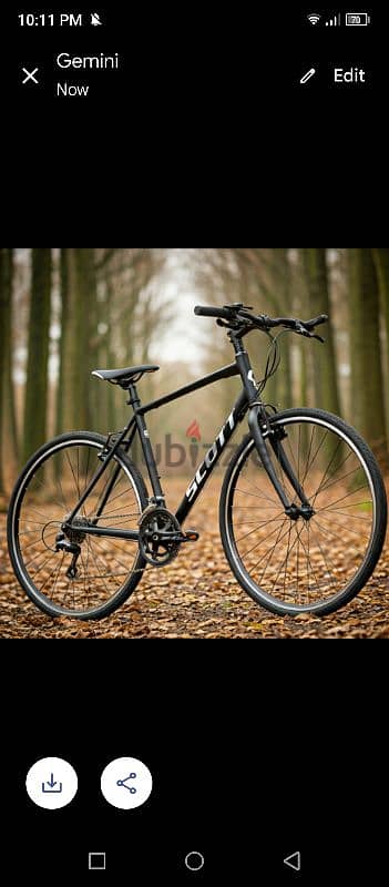 bicycle scott speedster sgo 7